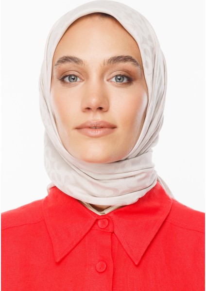 Moon Desen Ipeksi Jakar Eşarp