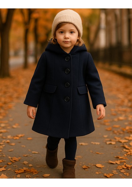 Kız Çocuk Lacivert Kaban (12/18 Ay)
