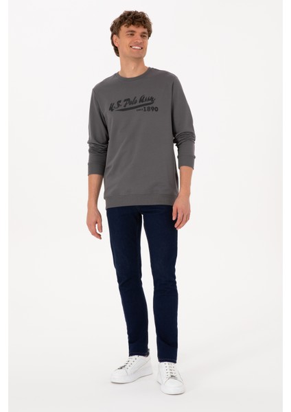 Erkek Gri Sweatshirt 50316315-VR024 fırsatları