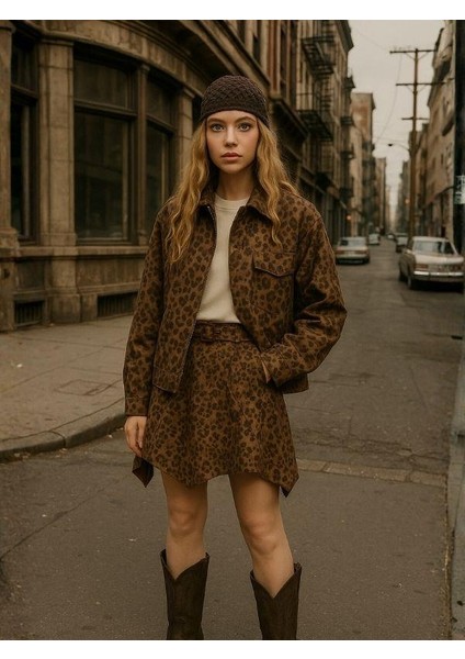 Kız Çocuk Süet Asimetrik Kesim Kemerli Tasarım Etek fiyatları