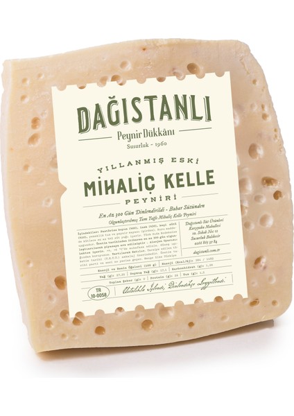 Mihaliç Kelle Peyniri ESKİ YILLANMIŞ TUZLU