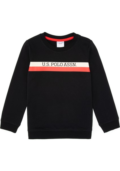 Erkek Çocuk Siyah Sweatshirt 50313994-VR046
