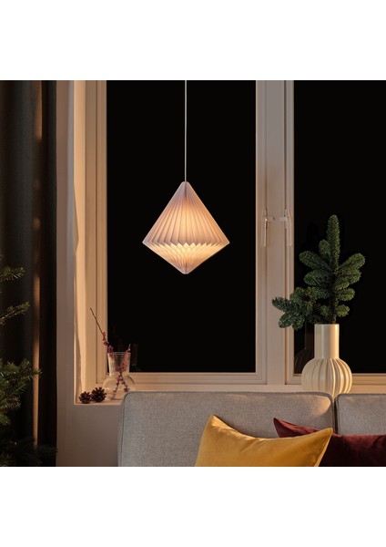 Abajur Başlığı, Beyaz, 32 cm fiyatları