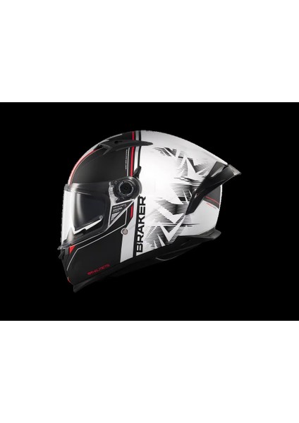 Kask mt Braker Sv Charm A1 Mat Siyah/beyaz