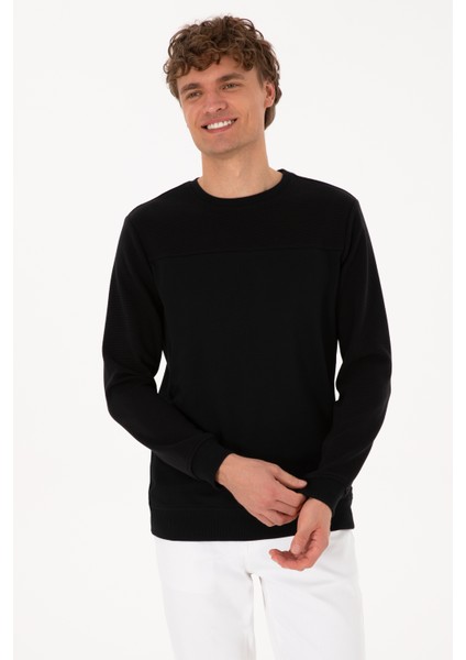 Erkek Siyah Sweatshirt 50315455-VR046 modelleri