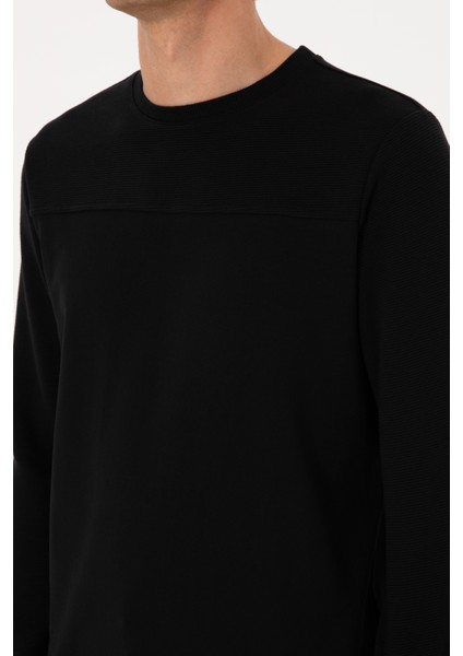 Erkek Siyah Sweatshirt 50315455-VR046