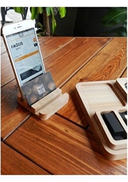 Arayende Masa Düzenleyici 30x20x3 cm 6 Bölmeli Ahşap Renkli Tasarım modelleri