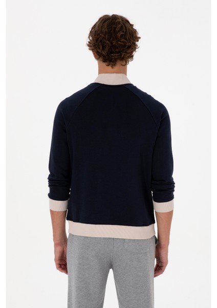 Erkek Lacivert Sweatshirt 50316303-VR033 indirimleri