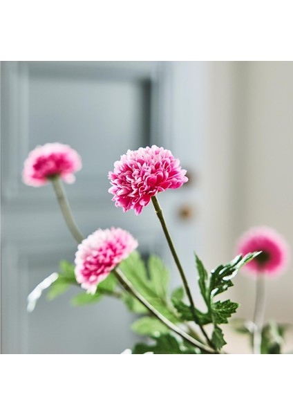 Yapay Çiçek, Pembe, 75 Cm, Krizantem, Iç-Dış Mekan fırsatları