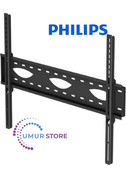 The One 75PUS8909/12 75” Uydu Alıcılı Smart 4K UHD Dolby Vision Dolby Atmos 42-85 Inç Kilitli Sabit LCD LED Tv Duvar Askı Aparatı