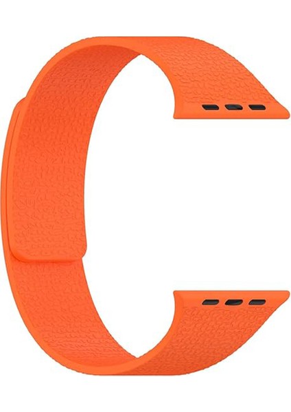 Apple Watch 2-3-4-5-6-7-8-10 & Se Uyumlu Manyetik Desenli Spor Silikon Kordon (38/40/41 & 42 Mm) modelleri