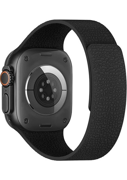 Apple Watch 2-3-4-5-6-7-8-10 & Se Uyumlu Manyetik Desenli Spor Silikon Kordon (38/40/41 & 42 Mm) fiyatları