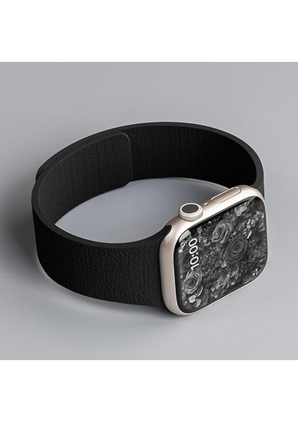 Apple Watch 2-3-4-5-6-7-8-10 & Se Uyumlu Manyetik Desenli Spor Silikon Kordon (38/40/41 & 42 Mm) fırsatları