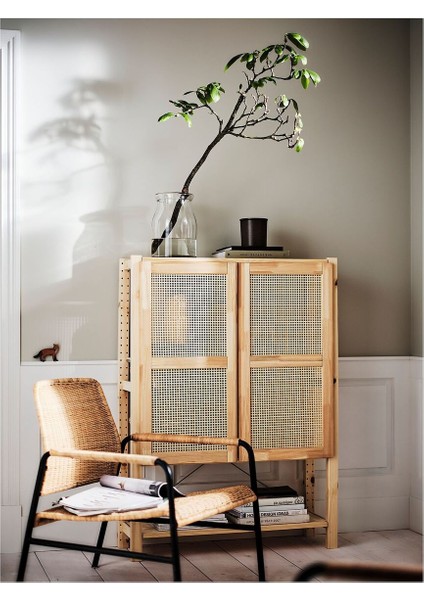 Kapaklı Raf Ünitesi, Çam, 89X30X124 cm fiyatları