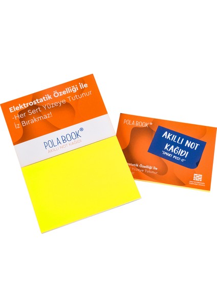 Elektrostatik Sarı Akıllı Not Kağıdı 7X10CM - 50 Sayfa