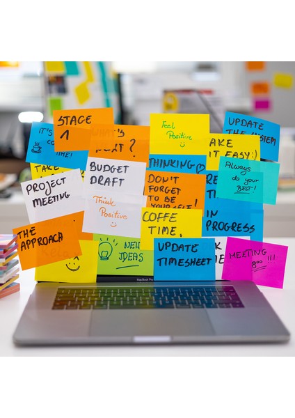 Elektrostatik Sarı Akıllı Not Kağıdı 7X10CM - 50 Sayfa fırsatları