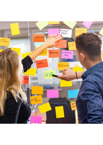 Elektrostatik Sarı Akıllı Not Kağıdı 7X10CM - 50 Sayfa indirimleri