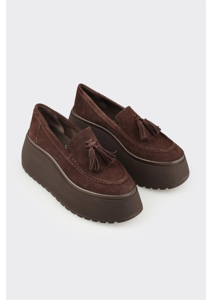 Kahve Deri Kadın Topuklu Ayakkabı fiyatları