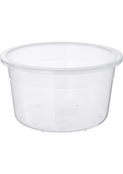Plastik Saklama Kabı, Plastik, 750 Ml, Yuvarlak