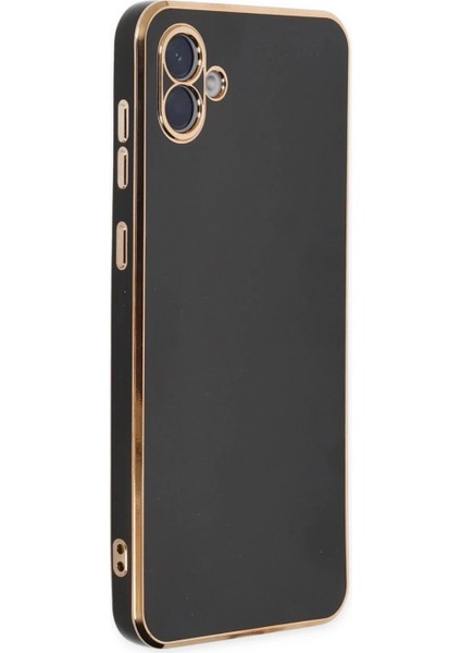 Samsung Galaxy A04 Kılıf Volet Silikon - Siyah