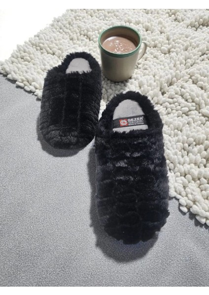 Kışlık Yumuşak Hafif Sessiz Taban Peluş Ev Terlik modelleri