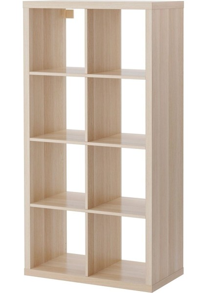 Açık Raf Ünitesi, Ağartılmış Meşe Görünümlü, 77X147 cm