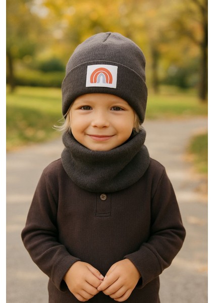 Çocuk Kaşkorse Bere Boyunlukk