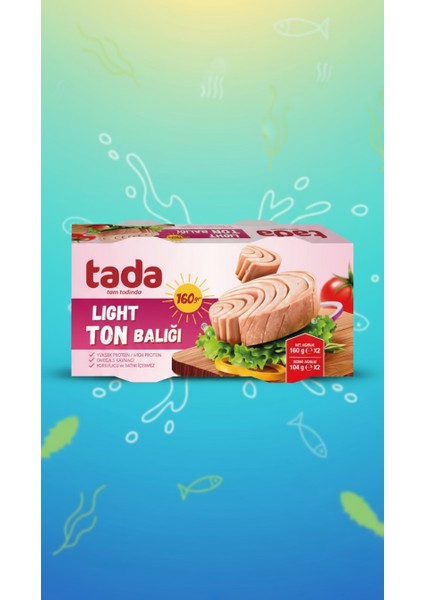 Light/hafif Ton Balığı 160 gr x 32 Adet modelleri