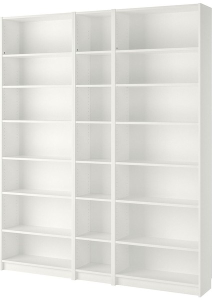 Kitaplık, Beyaz, 200X28X237 cm