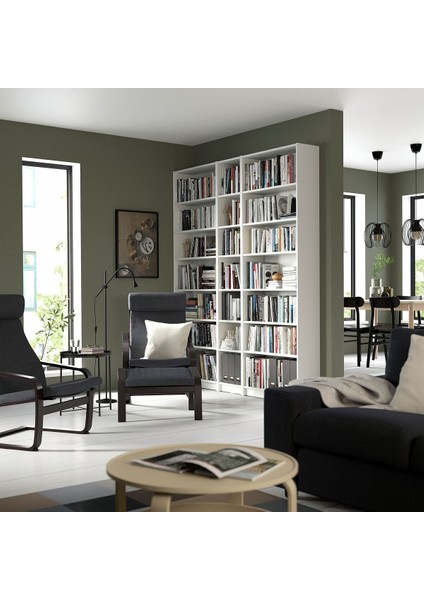 Kitaplık, Beyaz, 200X28X237 cm fiyatları