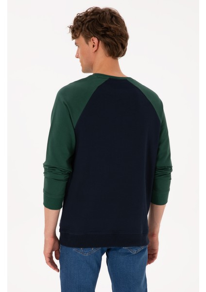 Erkek Koyu Yeşil Sweatshirt 50315420-VR079 indirimleri