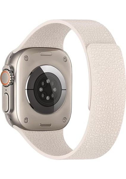 Apple Watch 2-3-4-5-6-7-8-10 & Se Uyumlu Manyetik Desenli Spor Silikon Kordon (38/40/41 & 42 Mm) fiyatları