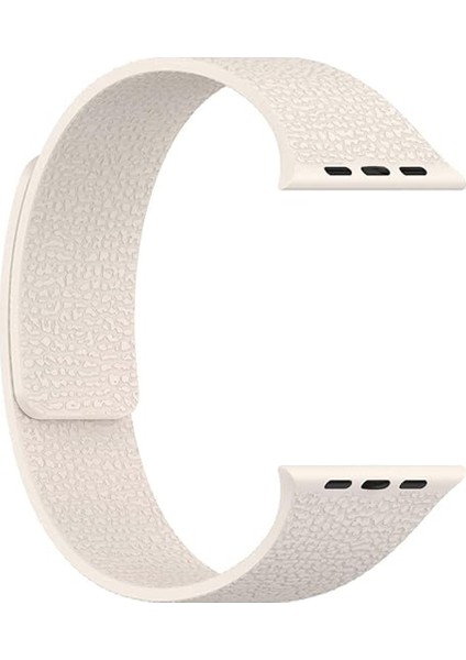Apple Watch 2-3-4-5-6-7-8-10 & Se Uyumlu Manyetik Desenli Spor Silikon Kordon (38/40/41 & 42 Mm) modelleri