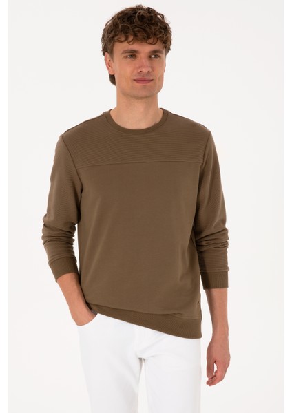 Erkek Haki Sweatshirt 50315455-VR027 modelleri