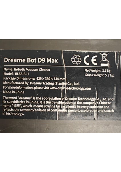 D9 Max Robot Süpürge D91001-2 ( Teşhir Ürün )