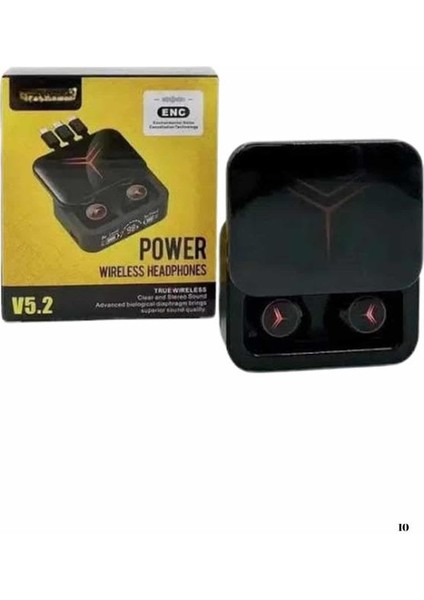 Msa-Shop Kablosuz Şarj Göstergeli Powerbank Özellikli Bluetooth Kulaklık Çağrı Cevaplayabilen indirimleri