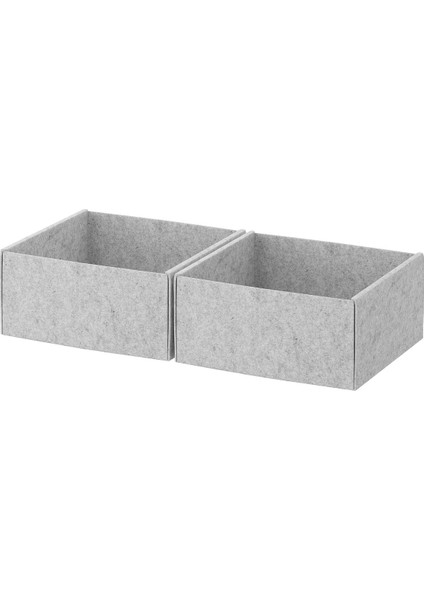 Kutu Seti, Açık Gri, 25X27X12 Cm, 2 Adet fırsatları