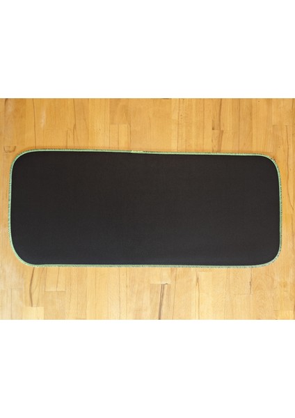70X30 cm Fosforlu Dikişli Siyah Kaydırmaz Taban Speed Yüzey Oyuncu Mouse Pad Gaming Pad