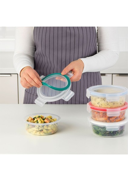 Saklama Kabı Contası, Plastik, Yuvarlak, 4 Adet fiyatları