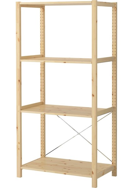 Raf Ünitesi, Çam, 89X50X179 cm