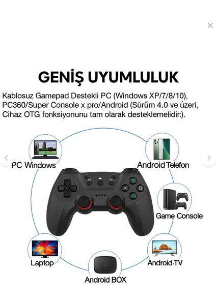 Çiftler Oyun Denetleyicisi Linux/android Oyun Kutusu Pc Akıllı Tv Kutusu 2.4g Gamepad fiyatları