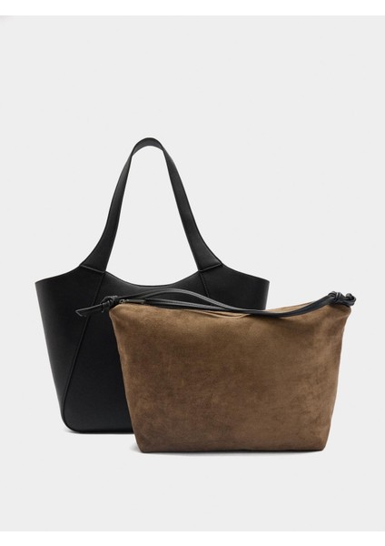 Içi Çıkarılabilir Shopper Çanta