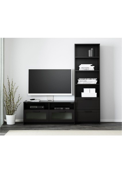 Tv Ünitesi, Siyah, 180X41X190 cm fiyatları
