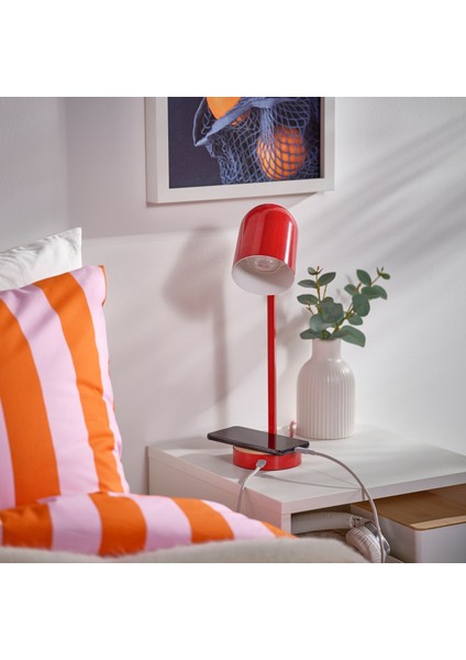 Masa Lambası, Kırmızı, 34 cm modelleri