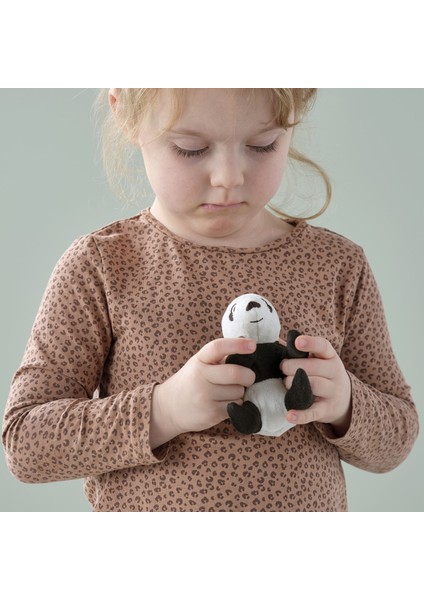 Yumuşak Oyuncak, Siyah-Beyaz, 11 Cm, Panda modelleri