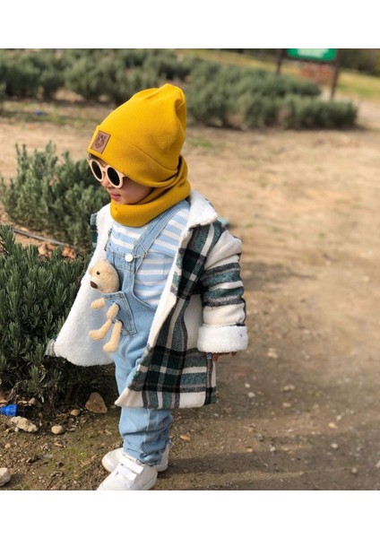 Çocuk Kaşkorse Bere Boyunlukk