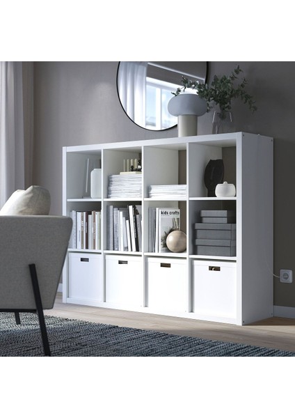Açık Raf Ünitesi, Beyaz, 112X147 cm fiyatları