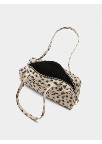 Hayvan Desenli Teknik Kumaş Omuz Çantası modelleri