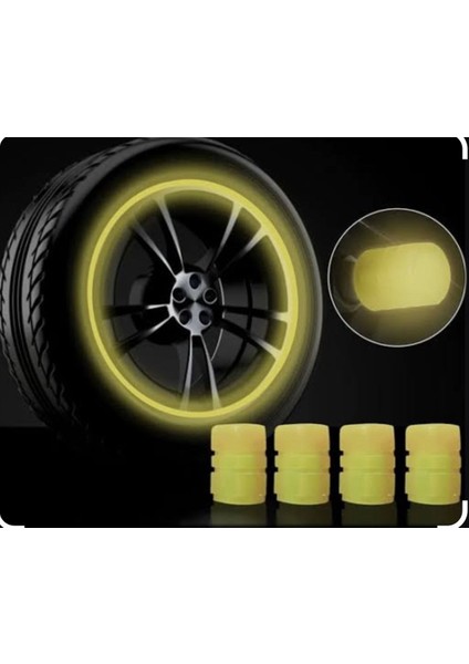 Fosforlu Sibop Kapağı Gece Parlayan Sibob Kapağı Kırmızı