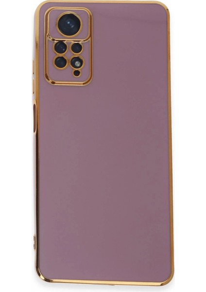 Xiaomi Redmi Note 12 Pro 4g Kılıf Volet Silikon - Mor